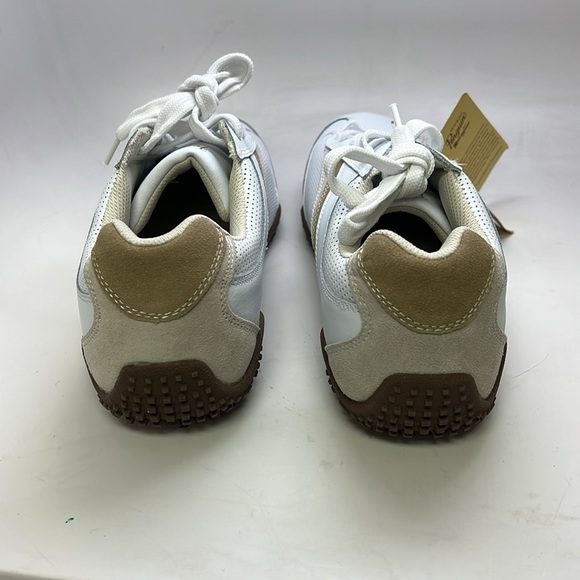 Men’s Original Penguin by Munsingwear Lace Up Shoes Size 11.5 White/Tan NIB - Picture 4 of 12